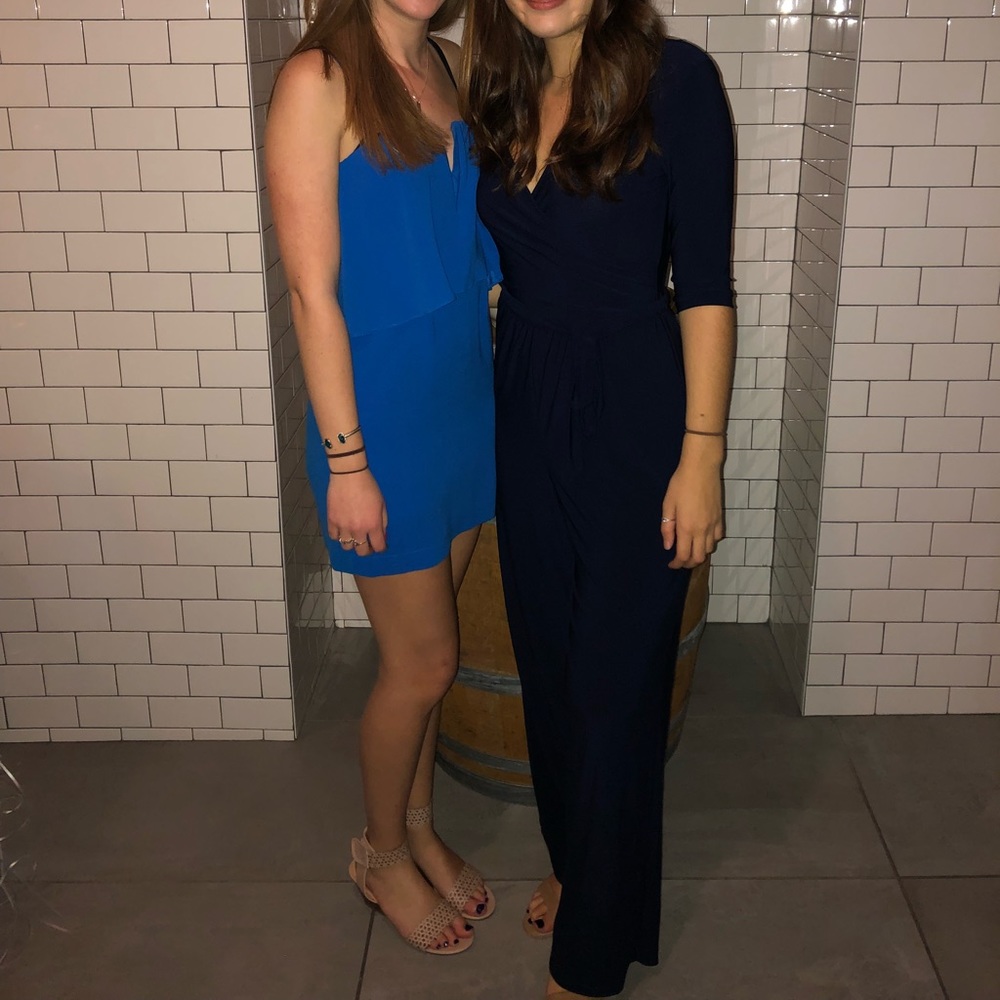 Navy Blue Jumpsuit